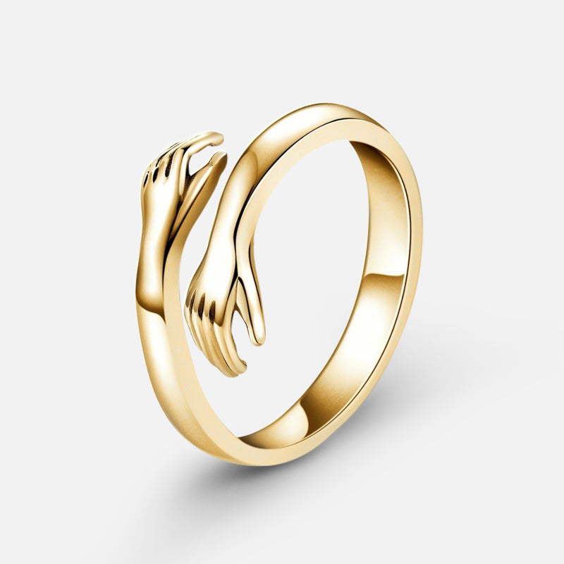 Hug Ring Solid Gold